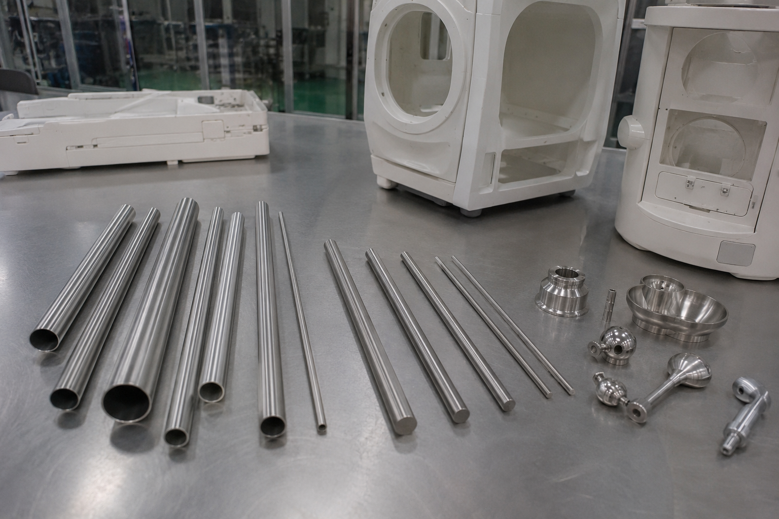 Heat- and corrosion-resistant alloys for sterilization equipment components